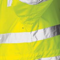 TRU Workwear Quilted Rain Jacket with Reflective Tape