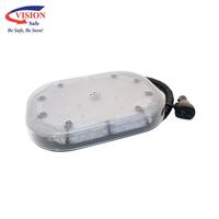 Large LED Minibar Amber 10-30V Magnetic Base x 4