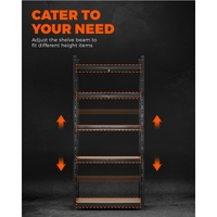 Sharptoo Warehouse Shelving Garage Shelves Storage Steel Rack Pallet Shelf1.5mx2
