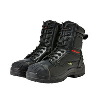 KingGee Mens Phoenix 8Z Side Zip Boot Size AU/UK 7 (US 8) Colour Black