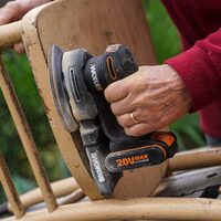 WORX 20V Cordless Detail Sander Skin (POWERSHARE Battery / Charger not incl.) - WX822.9