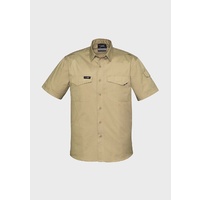 Syzmik Mens Rugged Cooling Mens S/S Shirt Black XXS