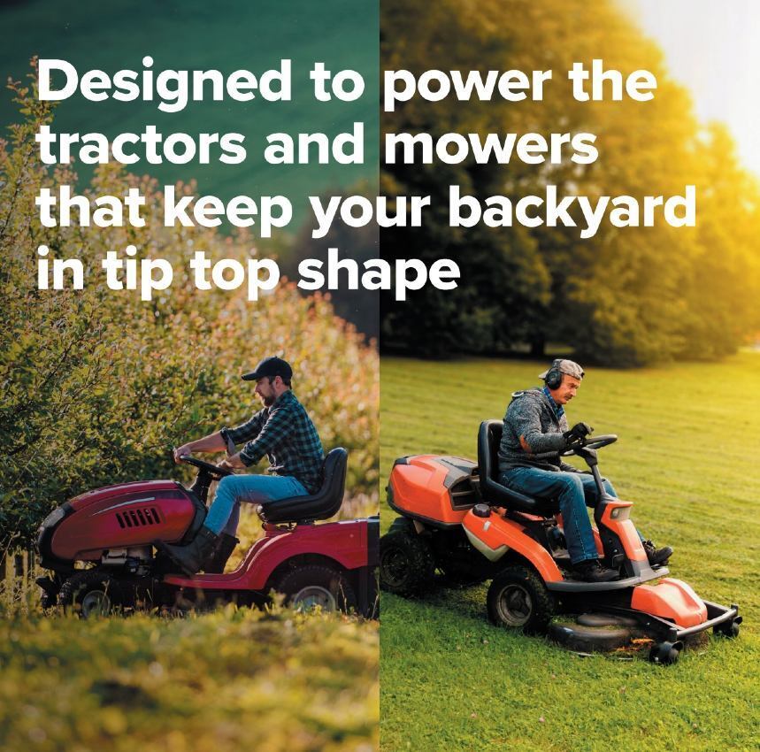 Ride on mower clearance battery 12v 30ah