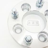 (4) 4x100 to 4x114.3 12x1.5 Wheel Adapters Spacers 25mm 4X3.94 TO 4X4.5 Spacer"