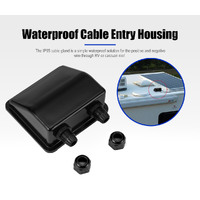7Pcs Solar Panel Corner Mounting Brackets Kit Black