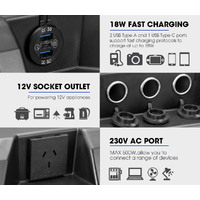 ATEM POWER Battery Box with 500W Inverter built-in VSR Isolator