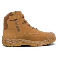Mack Force Zip-Up Safety Boots Size AU/UK 4 (US 5) Colour Black