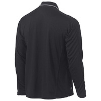 Cool Mesh Polo with Reflective Piping Navy Size 2XS