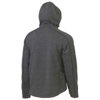 Flx and Move Marle Fleece Hoodie Jumper Grey Marle Size XS