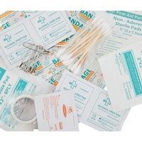 6x Mini First Aid Kit 258pcs Total Emergency Medical Travel Pocket Set Family Home Car