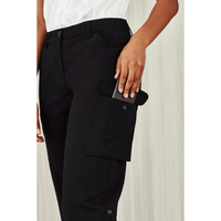 Womens Comfort Waist Cargo Pant Size 18 Colour Black