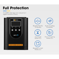 DC MONT 100A MPPT Solar Charge Controller 12/24/36/48V Battery Regulator Bluetooth LiFePO4 Battery Compatible