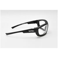 Eyres by Shamir BYRON Foam Matt Grey Frame Clear Anti-Fog Lens Safety Glasses