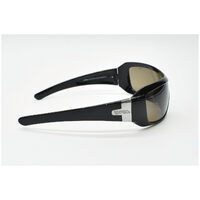 Eyres by Shamir DAREDEVIL Sapphire Black Frame Polarised Brown FS Lens Safety Glasses
