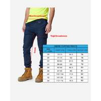 Mens Reflective Cuffed Pant Navy28