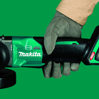 Makita 40V Max Brushless AWS* 125mm (5") Angle Grinder, Paddle Switch, Variable Speed 4.0ah Set GA029GM201