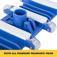 MOBI Flexible Vacuum Head Pool Spa Vac Wheels Flexible Frame Heavy Duty