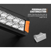 LIGHTFOX 20inch Osram LED Light Bar Slim Dual Rows Combo Driving Lamp Offroad 4x4