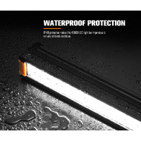 LIGHTFOX 40inch Osram LED Light Bar Spot Flood Combo Dual Row Lamp Offroad 4x4