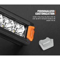 LIGHTFOX Pair 8inch Osram LED Light Pods Spot Beam Driving Light Bar Offroad 4x4