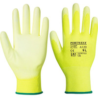 PU Palm Glove Blue/Blue XSmall Regular 36x Pack