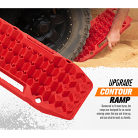 BUNKER INDUST Recovery Tracks Sand Track Red 15T 4WD Car Accessories 4x4