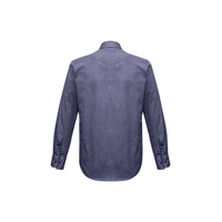 Mens Trend Long Sleeve Shirt Silver XSmall