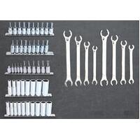 SP Tools 307 Piece 15 Drawer Custom Tool Kit - Black Metric/SAE SP50105X