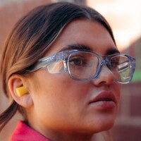 SafeStyle Fusions Blue Frame Blue Light Blocking Lens Safety Glasses