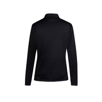 Ladies Monterey Top Black Solid XSmall