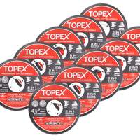 Topex 20pcs 115mm cutting wheel flap grinding disc wire brush diamond turo blades kit