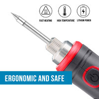 TOPEX 4V Max Cordless Glue Gun Soldering Iron Twin Kit