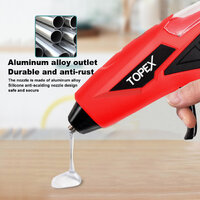 TOPEX 4V Cordless Hot Glue Gun w/ 15Pcs Premium Glue Sticks