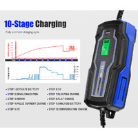 ATEM POWER Smart Battery Charger Trickle 10A 6V/12V