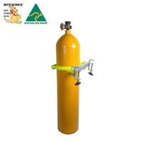 Bottlechock Laboratory Bench Cylinder Clamp Large Yellow Bottlechock 245-375mm