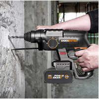 WORX NITRO 20V Cordless Brushless 2J SDS Rotary Hammer Drill - POWERSHARE Tool Only - WX381.9