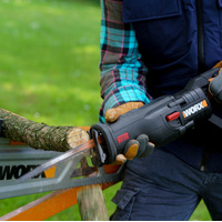WORX 20V Cordless Brushless Reciprocating Saw with POWERSHARE Battery & Charger - WX516.B