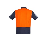 Syzmik Mens Hi Vis Zone Polo Yellow/Black Small