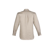 Syzmik Mens Lightweight Tradie L/S Shirt Blue Small