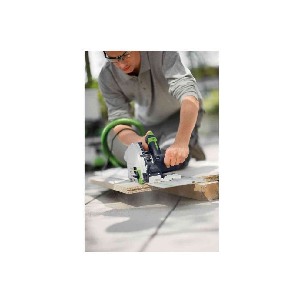 Festool 1600W 210mm TS 75 Plunge Cut Circular Saw with 1400mm Rail in Systainer 576115