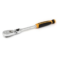 GearWrench 8" 1/4"Dr 90T Dual Material Locking Flex Head Teardrop Ratchet 81016T