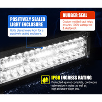 LIGHTFOX 23inch LED Light Bar Spot Flood Driving Lamp Offroad 4WD SUV Truck