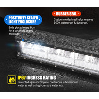 FIERYRED 45inch LED Light Bar Combo Driving Light Truck Offroad 4x4WD