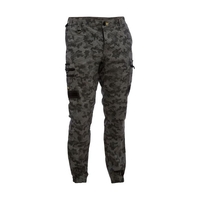 Bisley Men's Flx & Move Stretch Canvas Camo Cargo Pants Limited Edition Size 72 REG Colour Orange Paint Splatter