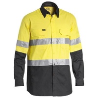 X Airflow Taped Hi Vis Ripstop Shirt Lime/Charcoal Size S