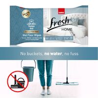 BrightTools Silicone Broom & Squeegee Cleaning System, 3in1 Broom & Squeegee & Quick mop