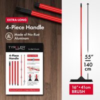 Tyroler BrightTools Dust Blade Rubber Broom