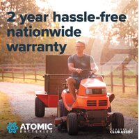 Atomic 12V 30Ah CCA400 Lawn and Garden Battery 4061