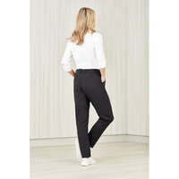 Womens Comfort Waist Slim Leg Pant Size 4 Colour Charcoal