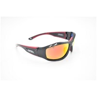 Eyres by Shamir ICEBERG Aluminum Black Frame Polarised Grey Red Revo Water Repellent Safety Glasses